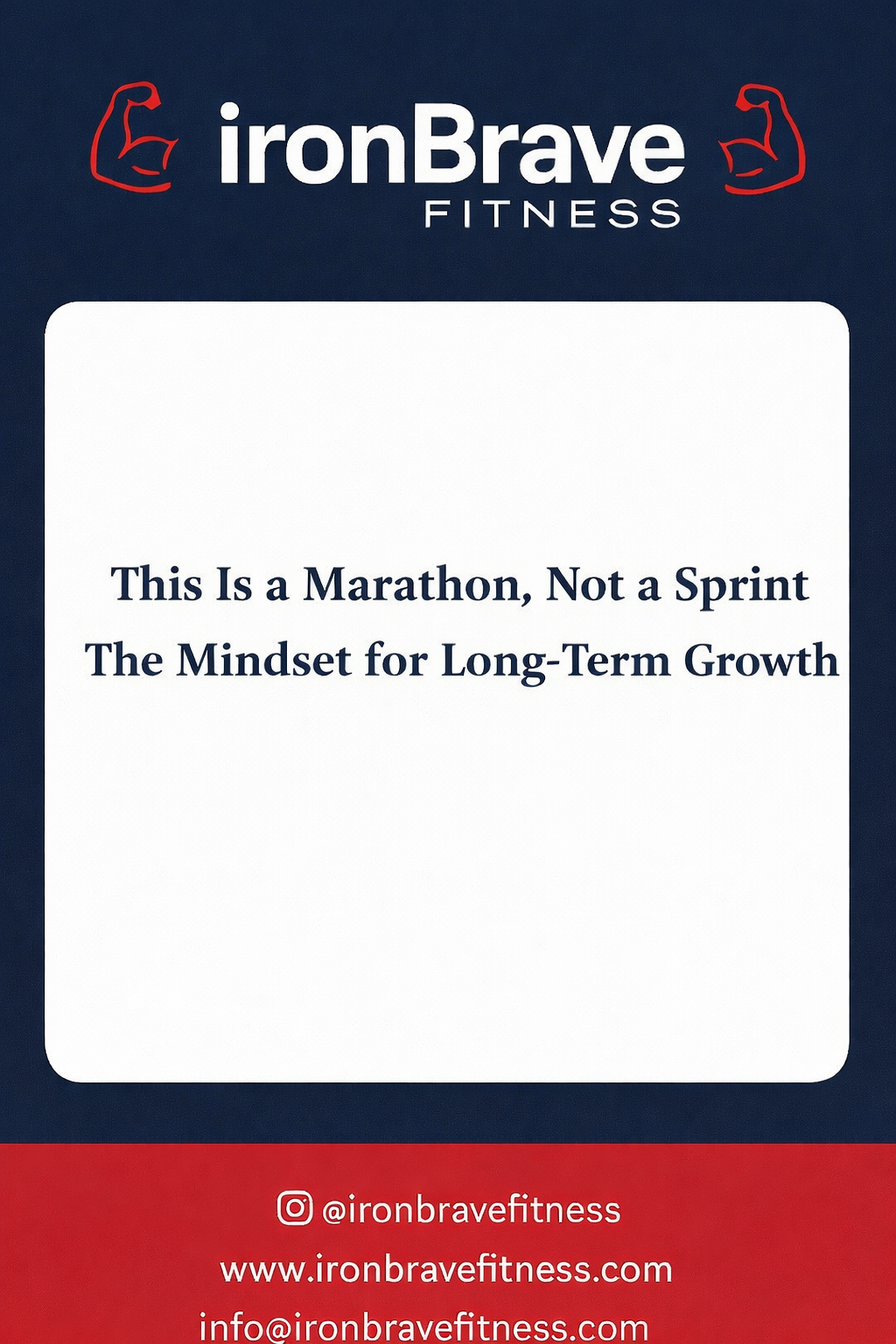 This Is a Marathon, Not a Sprint | The Mindset for Long-Term Growth