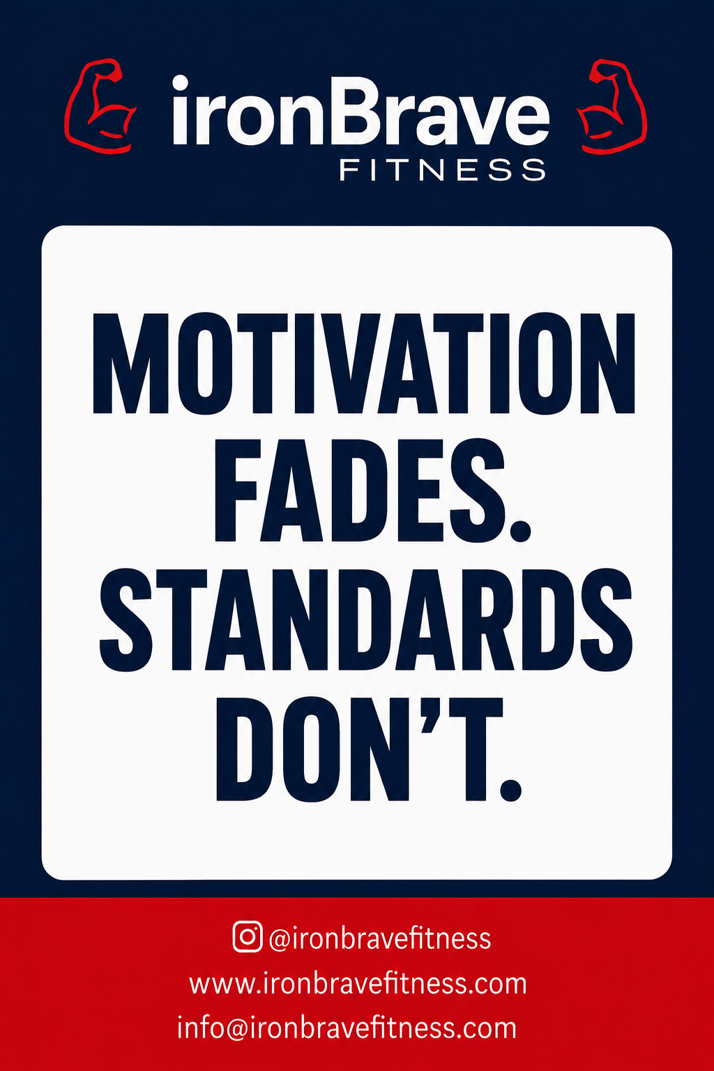 Motivation Fades. Standards Don’t.