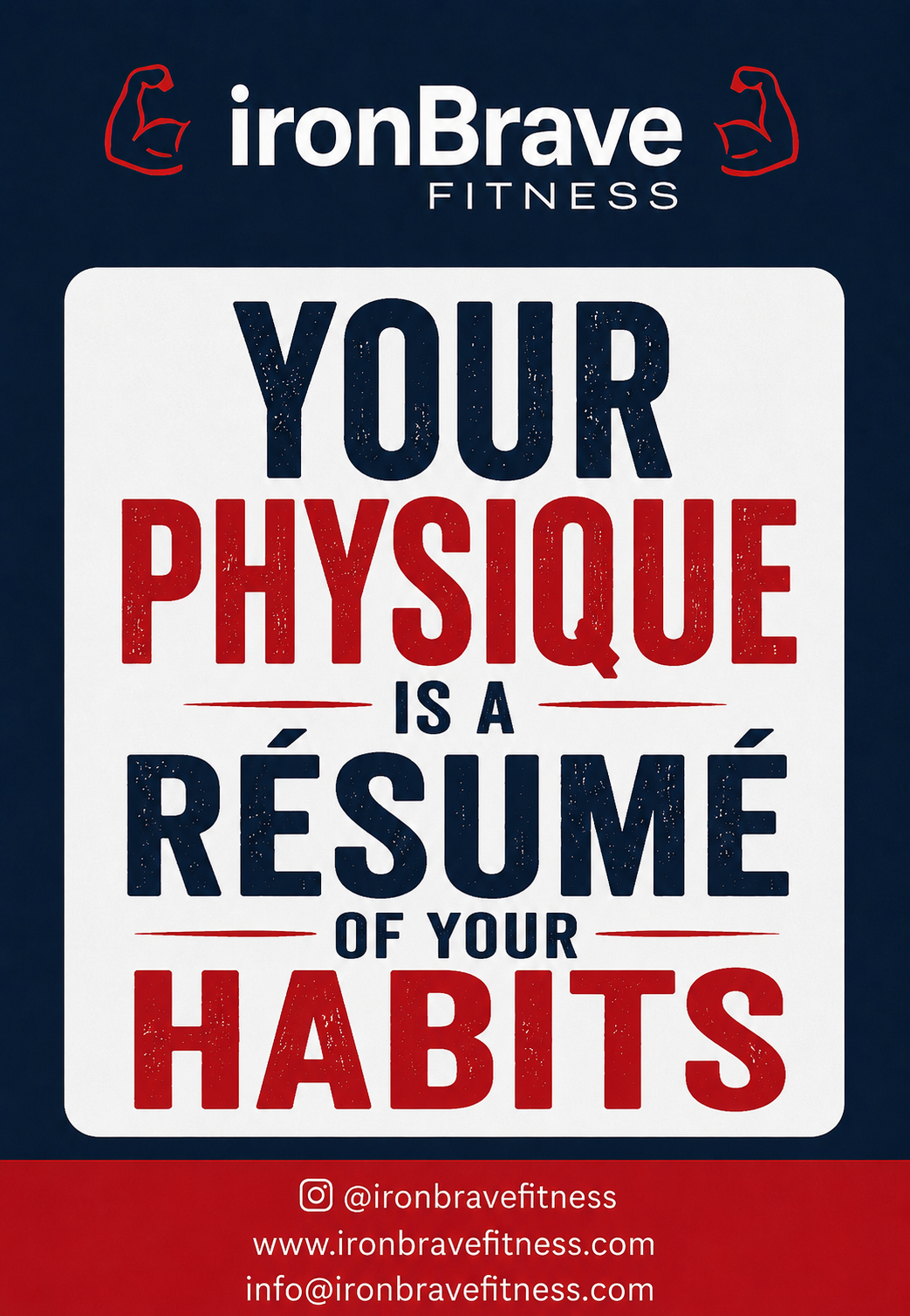 Your Physique Is a Résumé of Your Habits